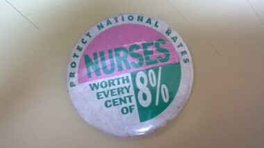 ANF: Button - Nurses worth every cent of 8%, Australian Nursing Federation, 1995