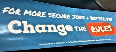 Change the Rules bumper sticker, 2018