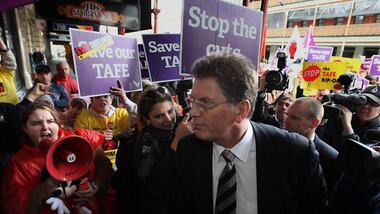 Rally Ballarat Save TAFE Group - Lydiard Street, Ballarat, 2012