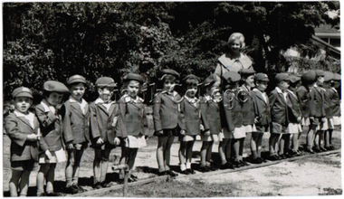 Photograph (item) - Students at Shakespeare Grove opening ceremony, 1962