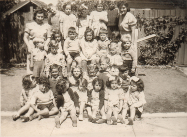 Photograph (item) - Group of students, Carlton, 1940s