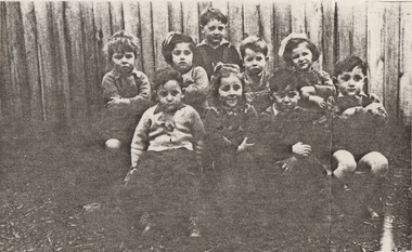 Photograph (item) - Kindergarten students, Carlton, 1940s, 1940