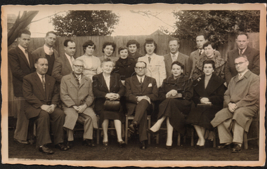 Photograph (item) - Staff and Council Members, Carlton, 1940s, 1942