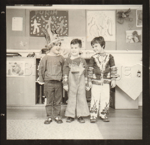 Photograph, Kindergarten students in costume, Shakespeare Grove, 1960s, 1960s