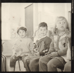 Photograph, Kindergarten students in classroom, Shakespeare Grove, 1960s