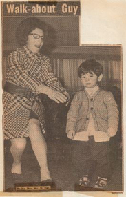 Newspaper Clipping, "Walk-about Guy", The Sun, 14 August 1969, 1969
