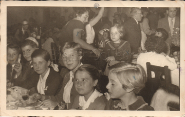 Photograph, Students at table, 1953, 1953