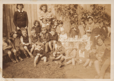 Photograph, Kindergarten Shabbat, Carlton, 1946