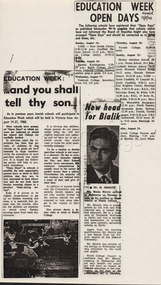 Article - 'Education Week', The Herald, 1966, 1966