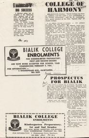 Article (item) - Newspaper articles, 1963