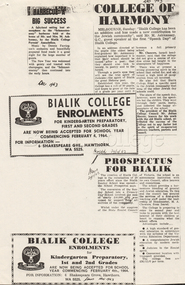 Article (item) - Newspaper articles, 1963, 1963