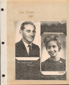 Photograph (item) - Principal and staff, 1963, 1963