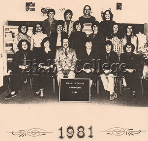 Photograph (Item) - Staff, Hawthorn, 1981, 1981