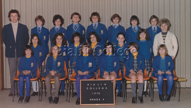 Photograph (item) - Grade 4, 1975, 1975