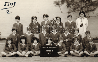 Photograph - Grade 3, 1971