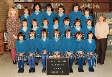 Photograph (item) - Grade 5, 1980