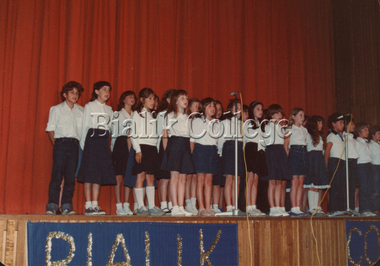 Photograph (Item) - Itzak Meron's choir, c. 1980s, 1980s