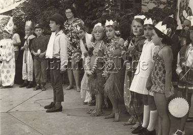 Photograph, Students in costume, c. 1960s