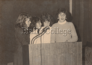 Photograph (Item) - Students making a presentation, c. 1970s, c. 1970s