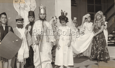 Photograph (Item) - Students in costume for Purim, 1968