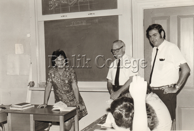 Photograph, Visitors to classroom, c. 1960s