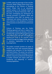 Exhibition Panel, 70th Anniversary: Project Zero, 2012