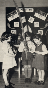 Photograph (item) - Students celebrating Succot at Shakespeare Grove, c. 1963-1964