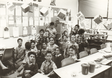 Photograph (Item) - Students in a classroom, c. 1980s, c. 1980s