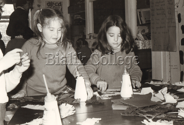 Photograph (Item) - Students in art class, c. 1980s