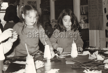 Photograph (Item) - Students in art class, c. 1980s, c. 1980s