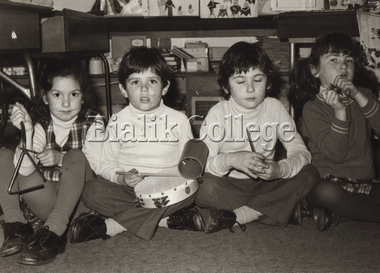Photograph (Item) - Students in music lesson, c. 1980s, c. 1980s