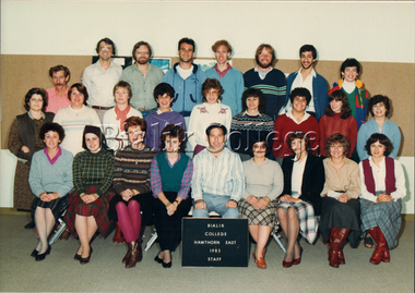 Photograph, Staff, Hawthorn East, 1983