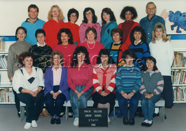 Photograph (item) - Junior School staff, 1988, 1988