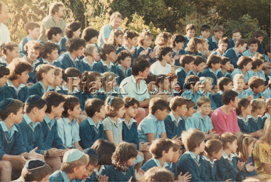 Photograph (item) - First assembly in the Auburn Road piazza, 1986
