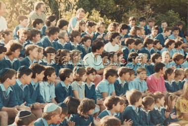 Photograph (item) - First assembly in the Auburn Road piazza, 1986, 1986