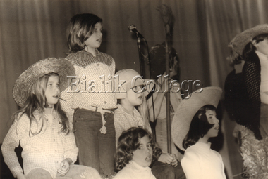 Photograph (Item) - Students performing on stage at a concert, 1976