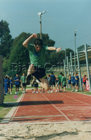 Photograph, Student competing in the long jump at a House Sports Day, c. 2000s, c. 2000s
