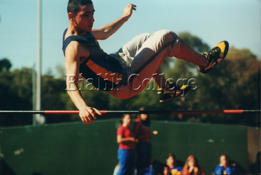 Photograph, Student competing in the high jump at a Sports Day, c. 2000s