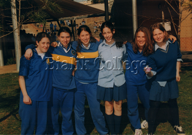 Photograph (item) - Students standing in front of the amphitheatre, c. 2000s, c. 2000s