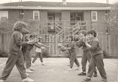 Photograph (item) - PE class, 1986, 1986