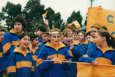 Photograph, Students cheering at a House Sports day, c. 2000s, c. 2000s