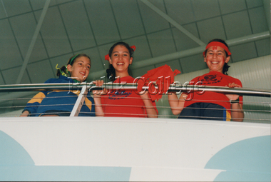 Photograph, Students cheering at a House Sports day, c. 2000s, c. 2000s