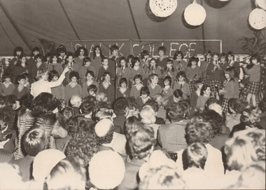 Photograph (item) - Musical performance at the opening of Auburn Rd, 1981, 1981