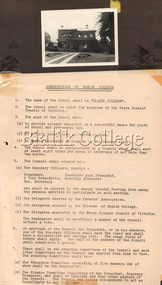 Album (item) - Constitution of Bialik College, 1963