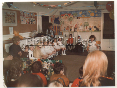 Photographs, Students performing a play, c. 1972
