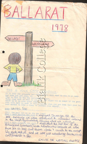 Document (item) - Student report, Ballarat camp, 1978, 1978