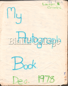Document (item) - Student autograph book, 1978