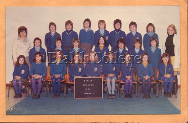 Photograph, Grade 3, 1976