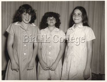 Photograph (item) - Girls in uniform, c. 1980s