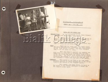 Booklet (item) - Scrapbook pages, Speech Day, 1966